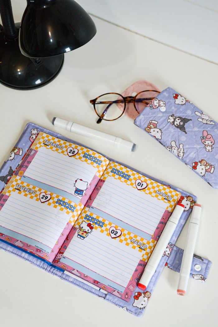 Capa de Caderno e Porta-Óculos